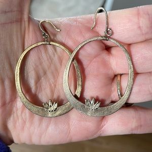 Dogeared Lotus Earrings